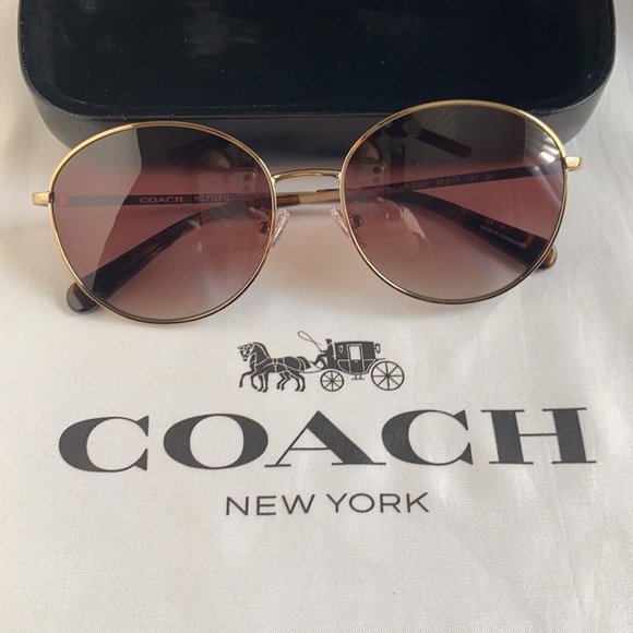 Coach Lia Round Sunglasses - Picture 2 of 14